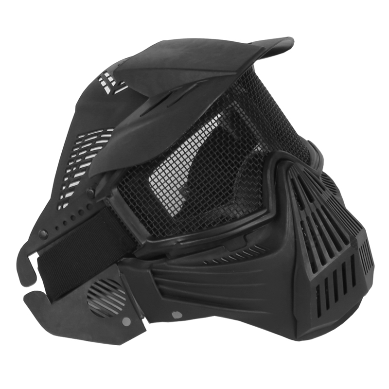 44 мА07-BK Airsoft Mask Tactical Mashs Полное лицо с защитой глаз для игр выживания CS