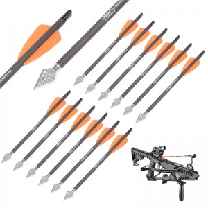 Nika Archery 114521-02 Углеродный болт ID6.2mm 7.5 дюймов для системы Cobra Adder/R9/rx Archery Hearting Equipmentage